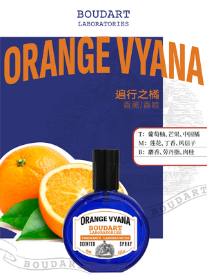 Dầu tinh dầu hương vị cơ thể Orange VYANA Body Mist OEM