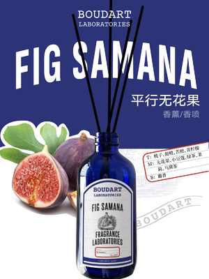 FIG SAMANA Reed Diffuser Aroma Rattan Sticks trong phong cách thiết kế thanh lịch với nốt cao nhất đào