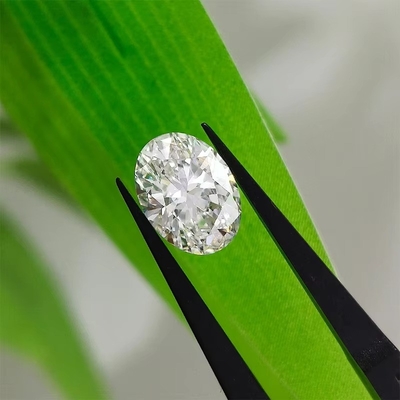 Kích thước lớn 5ct Oval cắt CVD E F VS1 VS2 IGI Phòng thí nghiệm trưởng thành kim cương lỏng bán lẻo