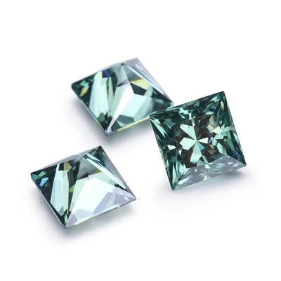 Công chúa cắt 5.5x5.5mm 1 carat Moissanite VVS màu vuông Đá kim cương rỗng