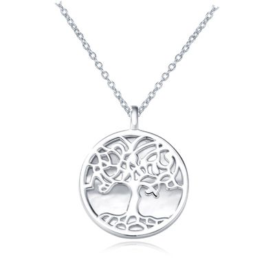 0,6 inch Mạ PVD Dây chuyền trang sức bạc Sterling 10 Gram CZ Vòng cổ