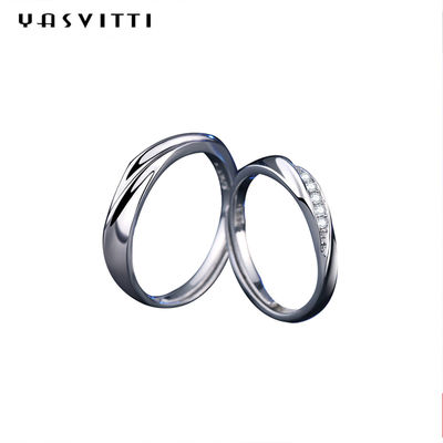 0,7in 0,06oz Nhẫn trang sức bạc Sterling Mẹ Nhẫn dây xoắn hợp thời trang