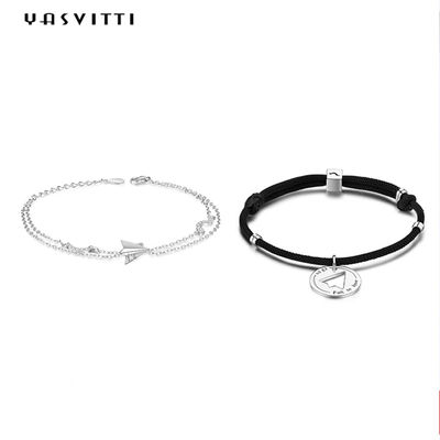 SGS 0.19oz Vòng đeo tay máy bay giấy 9.5 inch Vòng tay bạc Sterling ODM