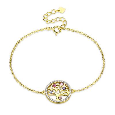 Tree Of Life Sterling Silver Jewelry Bracelet
