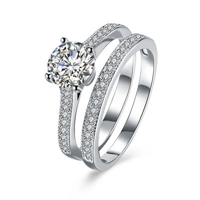 Kim cương Moissanite Hình tròn 1mm đến 15mm D EF GH IJ Màu cho trang sức vĩnh cửu cho đám cưới