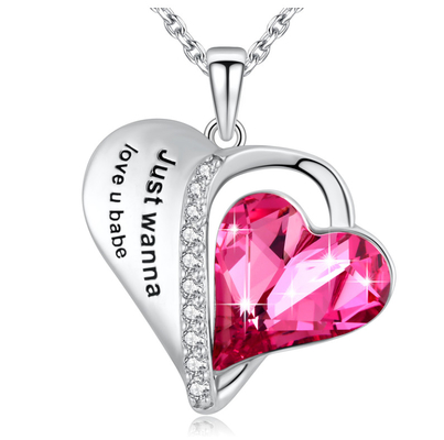 Đàn bà thanh lịch bạc Sterling dây chuyền dây chuyền với Hypoallergenic Áo Crystal OEM