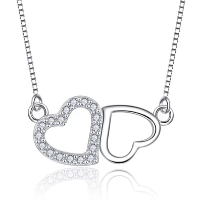YASVITTI Valentine's Day Gift Luxury Necklace 925 Sterling Silver Fashion Classic Women Heart Necklace trang sức