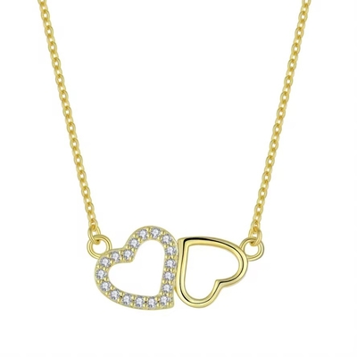 YASVITTI Valentine's Day Gift Luxury Necklace 925 Sterling Silver Fashion Classic Women Heart Necklace trang sức