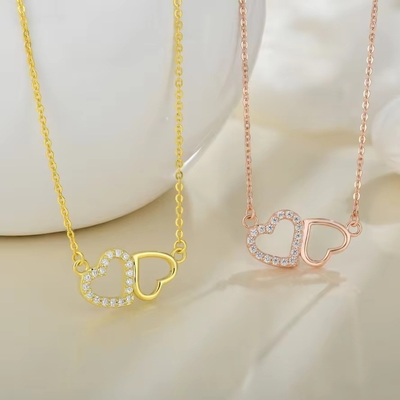 YASVITTI Valentine's Day Gift Luxury Necklace 925 Sterling Silver Fashion Classic Women Heart Necklace trang sức