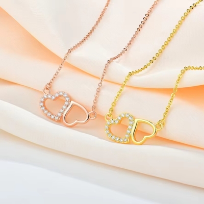 YASVITTI Valentine's Day Gift Luxury Necklace 925 Sterling Silver Fashion Classic Women Heart Necklace trang sức