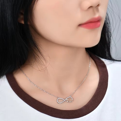YASVITTI bán lẻ cá nhân hóa cao cấp bạc vòng cổ hoa hồng vàng bọc trái tim vòng cổ dây chuyền cho đồ trang sức