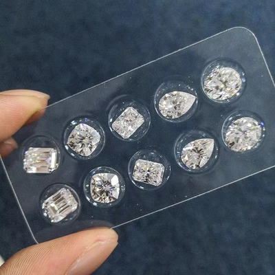 Phòng thí nghiệm trưởng thành Moissanite kim cương bằng chứng VVS 7-Carat Đèn tươi Custom Kim cương tổng hợp