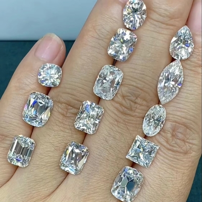 Phòng thí nghiệm trưởng thành Moissanite kim cương bằng chứng VVS 7-Carat Đèn tươi Custom Kim cương tổng hợp