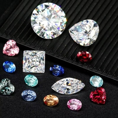 Phòng thí nghiệm trưởng thành Moissanite kim cương bằng chứng VVS 7-Carat Đèn tươi Custom Kim cương tổng hợp
