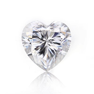Đồ kim cương Moissanite kim cương 1ct hình trái tim cho nhẫn