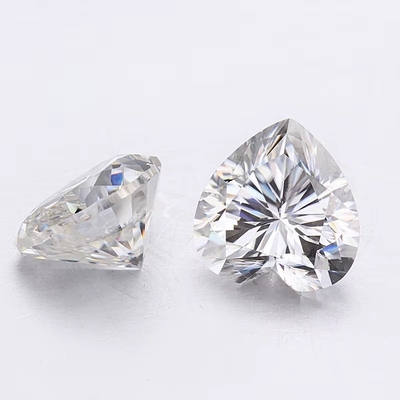 Đồ kim cương Moissanite kim cương 1ct hình trái tim cho nhẫn
