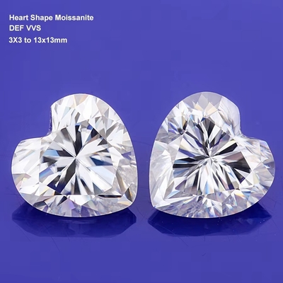 Đồ kim cương Moissanite kim cương 1ct hình trái tim cho nhẫn