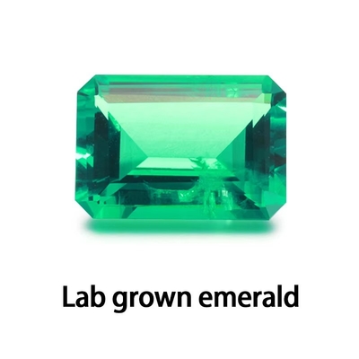 Emerald Cut EF Đen VVS Kim loại đá quý Loose Moissanite Diamond For Rings