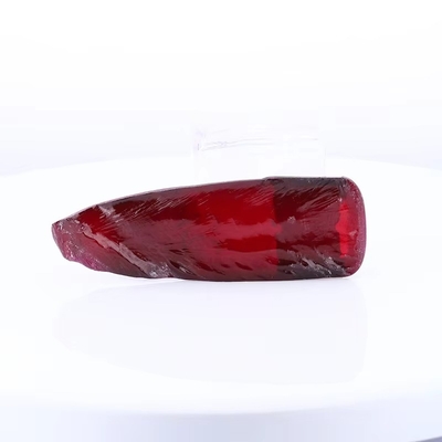8# Ruby đỏ Corundum tổng hợp thô cho Custom Antique Moissanite nhẫn và dây chuyền