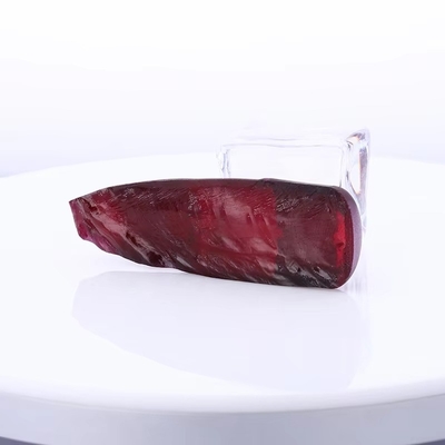 8# Ruby đỏ Corundum tổng hợp thô cho Custom Antique Moissanite nhẫn và dây chuyền