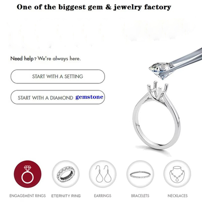 Phòng thí nghiệm tạo ra Vvs Kim cương tròn cắt rực rỡ kích thước nhỏ trắng D lỏng Melee Moissanite