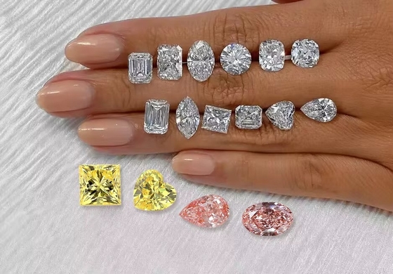 Kích thước lớn 5ct Oval cắt CVD E F VS1 VS2 IGI Phòng thí nghiệm trưởng thành kim cương lỏng bán lẻo