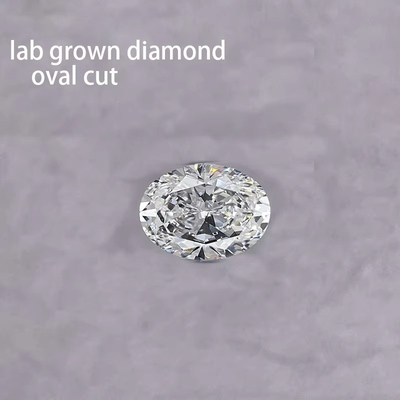 Kích thước lớn 5ct Oval cắt CVD E F VS1 VS2 IGI Phòng thí nghiệm trưởng thành kim cương lỏng bán lẻo