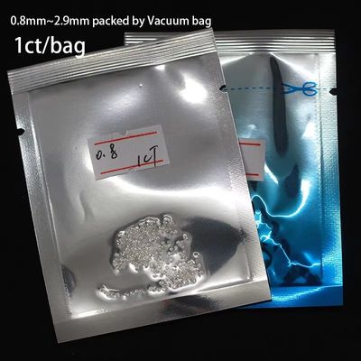 3 carat Cỡ nhỏ Ngọc lục bảo cắt Vvs Phòng thí nghiệm trưởng thành Kim cương Melee Moissanite cho đồ trang sức