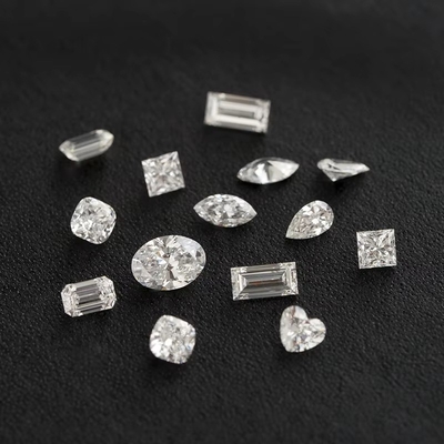 Princess Cut 1.4*1.4-4*4mm Melee HPHT DEF VS Square Lab tạo kim cương Moissanite
