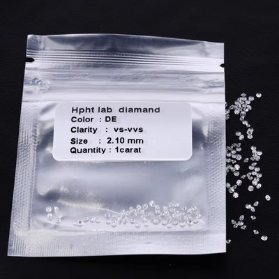 Princess Cut 1.4*1.4-4*4mm Melee HPHT DEF VS Square Lab tạo kim cương Moissanite