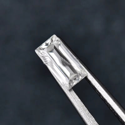 Không có lỗi Melee Moissanite Baguette cắt lỏng D Màu Vvs1 Moissanite Kim cương