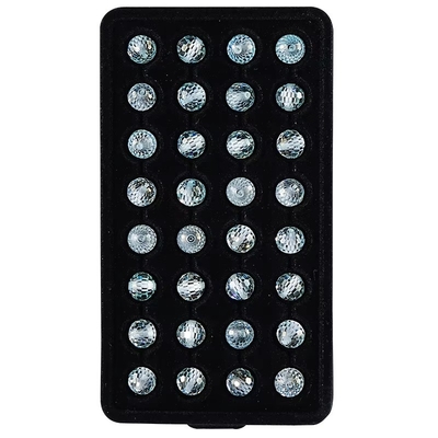 Vật liệu đá quý Phòng thí nghiệm tổng hợp tạo ra hạt Moissanite màu xanh tròn để làm đồ trang sức