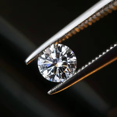 5mm-20mm VVS1 Tròn trắng cắt lỏng Moissanite đá xử lý nhiệt cho vòng tai Stud