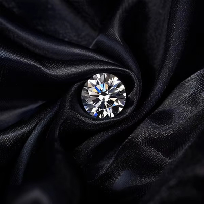 5mm-20mm VVS1 Tròn trắng cắt lỏng Moissanite đá xử lý nhiệt cho vòng tai Stud