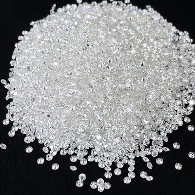 Nhẫn White Loose Moissanite Kim cương 1.0 CT mỗi gói Cỡ nhỏ Vòng Melee Moissanite