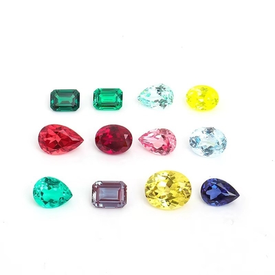 Oval Brilliant Cut 6 * 8mm Chứng nhận phòng thí nghiệm trưởng thành màu lỏng Moissanite cho nữ trang sức