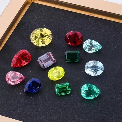 Oval Brilliant Cut 6 * 8mm Chứng nhận phòng thí nghiệm trưởng thành màu lỏng Moissanite cho nữ trang sức