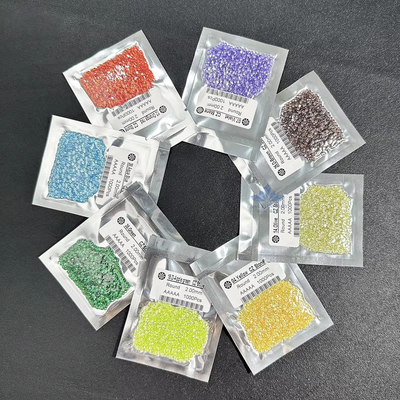Màu trắng tròn máy cắt tổng hợp hình khối Zirconia Cz đá cho nhẫn đính hôn