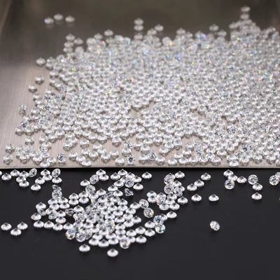 1000pcs / gói 5A Melee trắng CZ đá lỏng cubic Zirconia cho nữ trang sức Moissanite