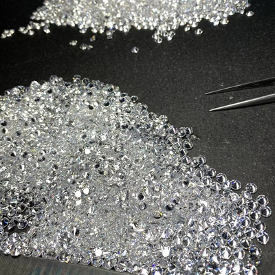 Nhẫn đính hôn Vàng Moissanite kim cương 0,9mm - 3mm kích thước Melee Cubic Zirconia