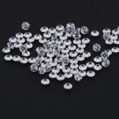 Nhẫn đính hôn Vàng Moissanite kim cương 0,9mm - 3mm kích thước Melee Cubic Zirconia