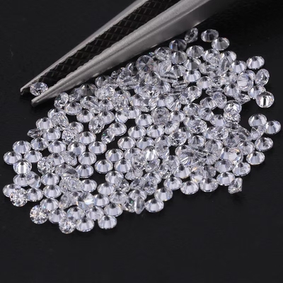 Nhẫn đính hôn Vàng Moissanite kim cương 0,9mm - 3mm kích thước Melee Cubic Zirconia
