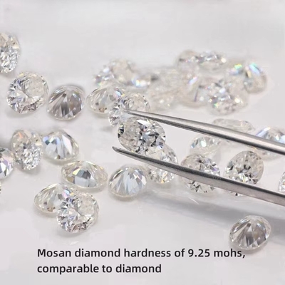 Kim cương hình bầu dục Đẹp cắt lỏng Moissanite kim cương 3 * 5mm-10 * 14mm Kích thước nhỏ Để làm đồ trang sức