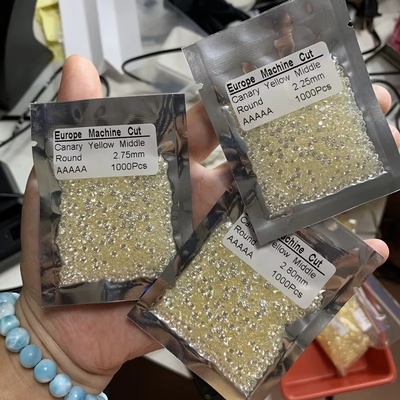 0.8mm 2mm 2.8mm Xanh Hồng Màu Xanh Moissanite lớp 3A 5A Kích thước nhỏ CZ Cubic Zirconia