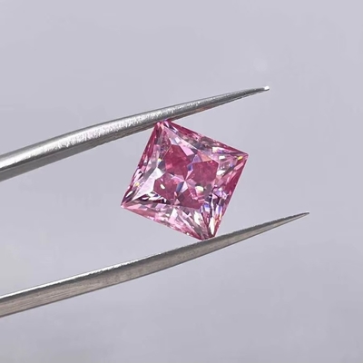Princess Cut Vivid Yellow Mosanita VVS Loose Emerald Moissanite Kim cương moissanite nhẫn hoa hồng moissanite nhẫn hứa hẹn