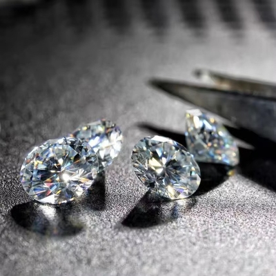 Các nhà sản xuất bán buôn đá lỏng moissanite Kim cương thử nghiệm kim cương GRA tròn đá lỏng moissanite để làm đồ trang sức