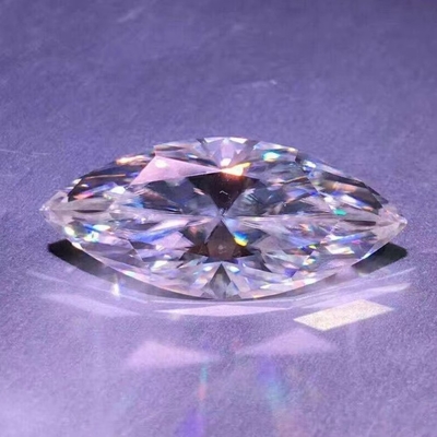 nhẫn moissanite hình quả lê Custom GRA VVS Mossanite Clarity Loose Moissanite Diamonds Moissanite đá quý
