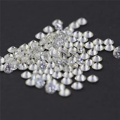 Đá quý hình bầu dục 2-10ct Tròn trắng cắt lỏng Moissanite cho nhẫn đính hôn