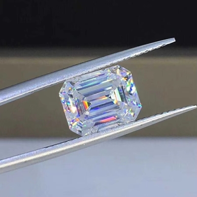Vàng rực rỡ Moissanite Gem Radiant Cut GRA VVS Loose Mosanite Kim cương cho nhẫn vàng
