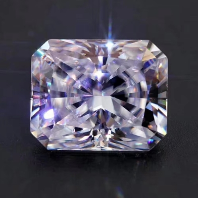 Vàng rực rỡ Moissanite Gem Radiant Cut GRA VVS Loose Mosanite Kim cương cho nhẫn vàng